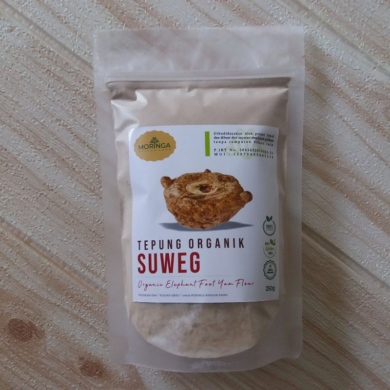 

TEPUNG SUWEG ORGANIK 250g (Suweg bukan Porang)