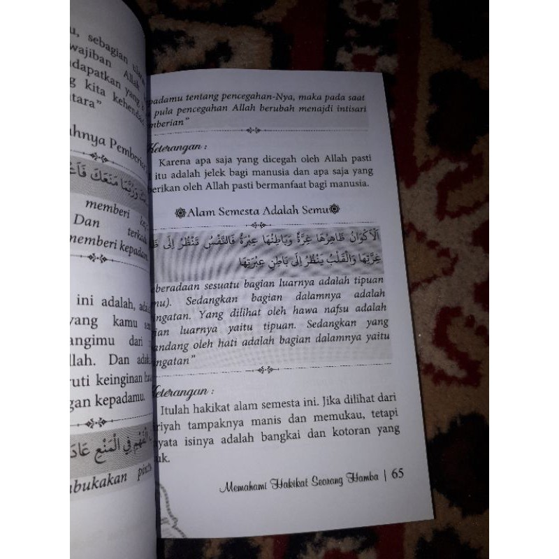 Puncak kesufian terjemah kitab Hikam,memahami hakikat seorang hamba