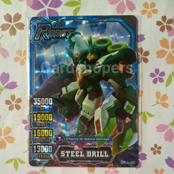 hero of robots silver steel drill ngv5