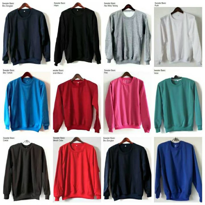 Sweater Polos Basic Unisex [B3]