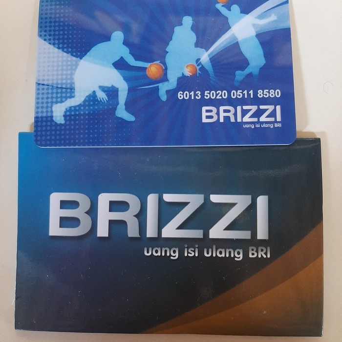 Brizzi BRI Saldo 0 Kartu Elektronik Card Electronic E-Toll Kereta TJ