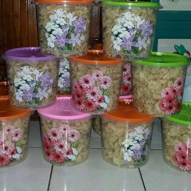 

Krupuk kulit ikan-Catak mateng oleh oleh khas demak free toples