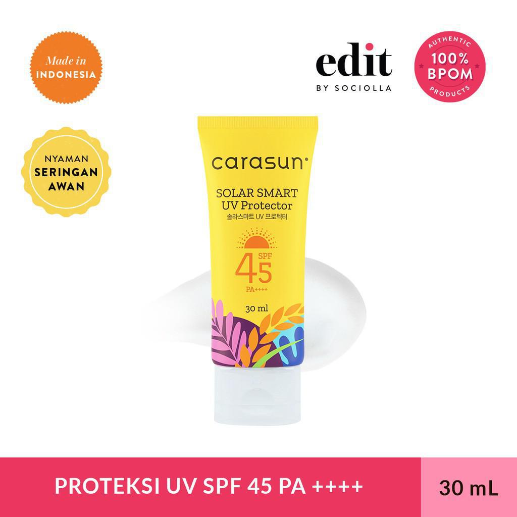 Carasun BPOM Solar Smart UV Protector SPF 45 Sunscreen Wajah