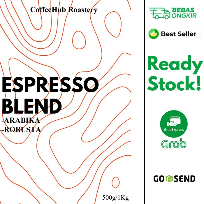 biji kopi 1kg 500g espresso blend 50 50 bahan es kopi susu murah 