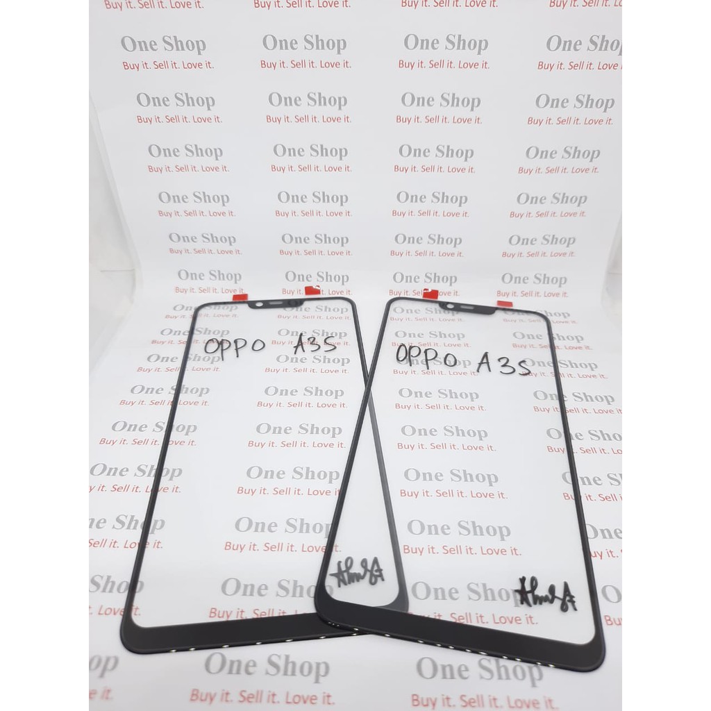 GLASS KACA TOUCHSREEN TS KACA DEPAN OPPO A3S ORI