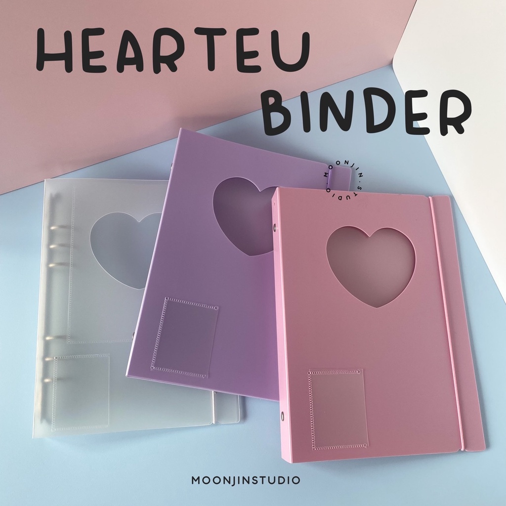 Hearteu Binder A5 6 Ring Album Photocard Kpop PC Collect Book