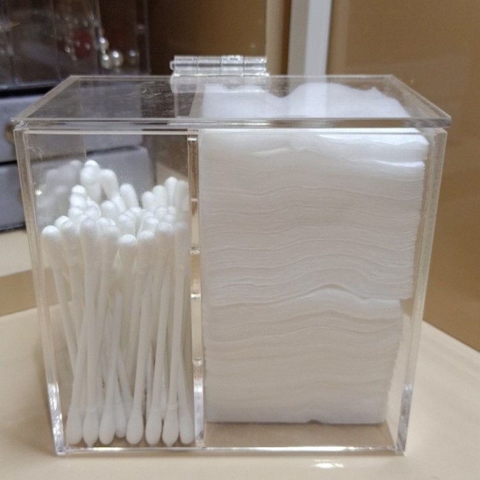 

Promo Acrylic Organizer akrilik tempat kapas tempat kapas