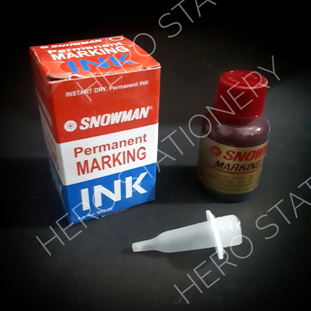 

Refill spidol permanen snowman tinta merah