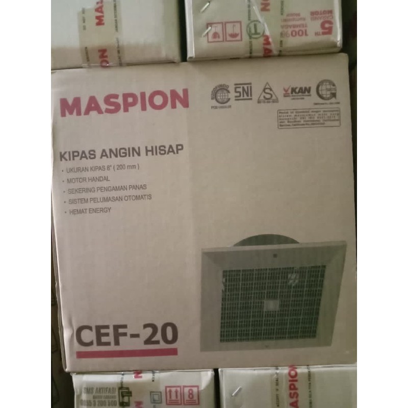 MASPION KIPAS ANGIN HISAP CEF-20