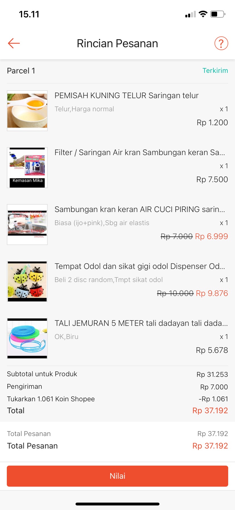 Cod Kran Filter / Saringan Air Kran Sambungan Keran Sambungan Kran  / Ledeng Air Bersih