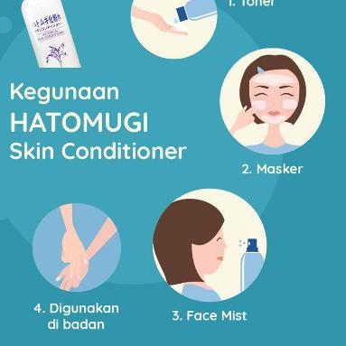 Hatomugi Skin Conditioner Toner 500ml Original Japan / Skin Conditioner GEL Ori Jepang