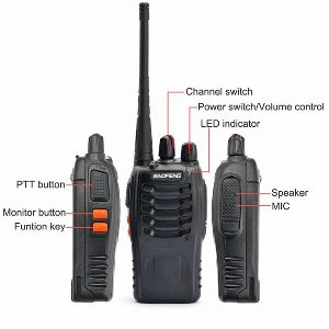 Satu Pasang Radio Komunikasi Interphone Radio HT Handy Talkie Walkie Talkie Murah