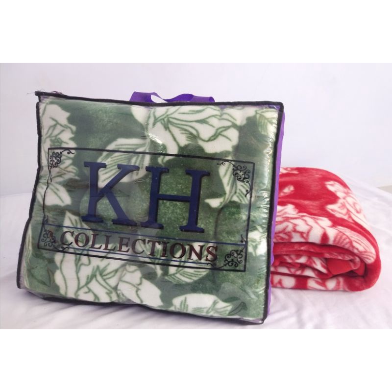 Selimut Halus Tebal ukuran 180 x 200cm Merk KH COLLECTION