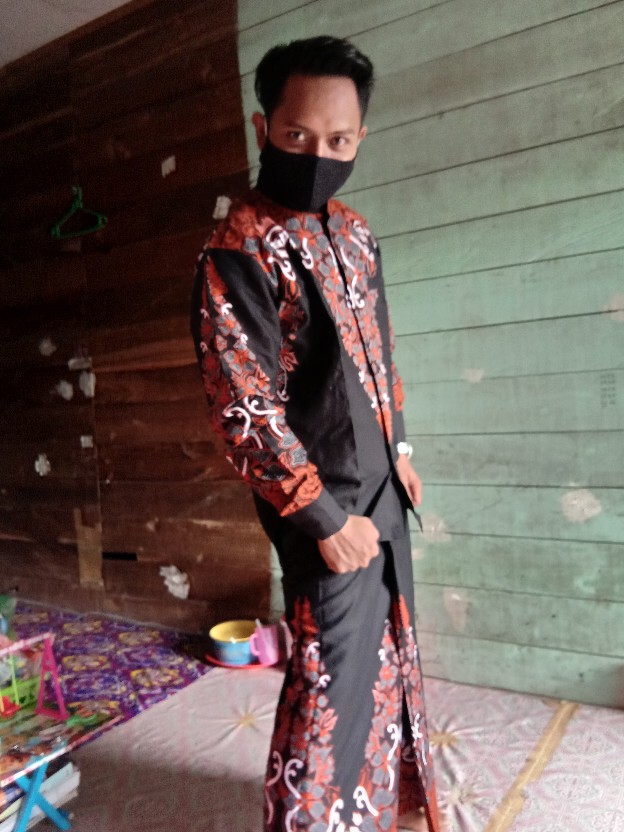 Setelan Sarung Koko Batik Eksklusif| Koko Muslim Motif Batik| Set Sarung Koko Lengan Panjang