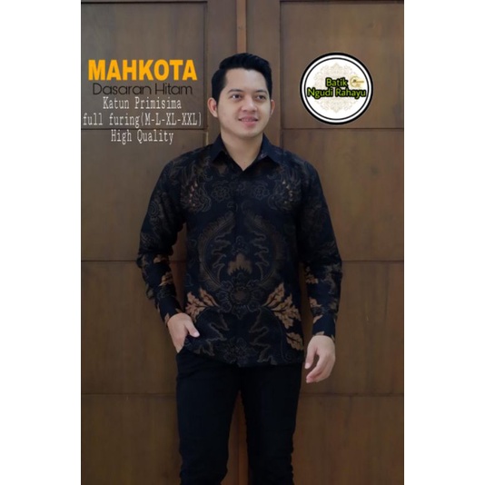 Batik Pria Modern Slimfit Baju Batik Pria Lengan Panjang Slim Fit Baju Batik Slimfit Pria Premium Ba