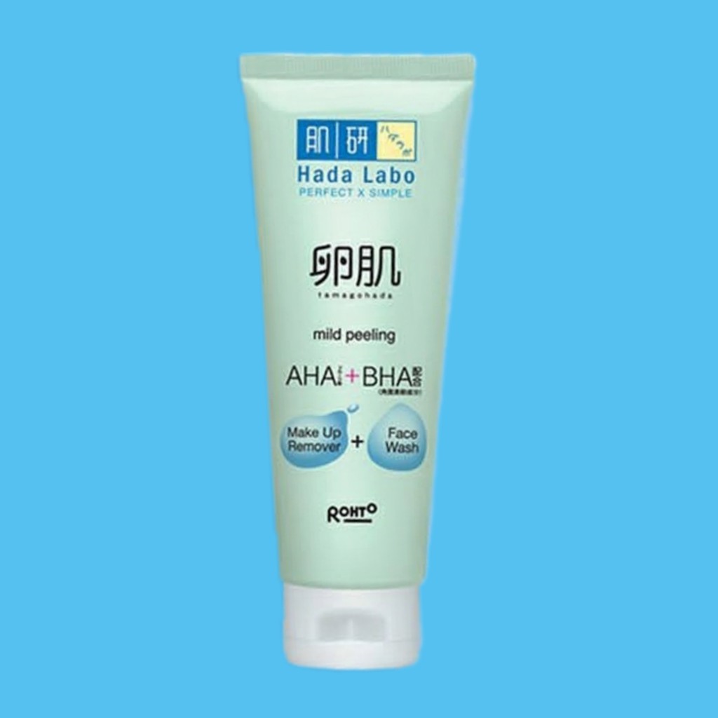 HADA LABO Tamagohada Mild peeling Make up remover + Face wash 100 g