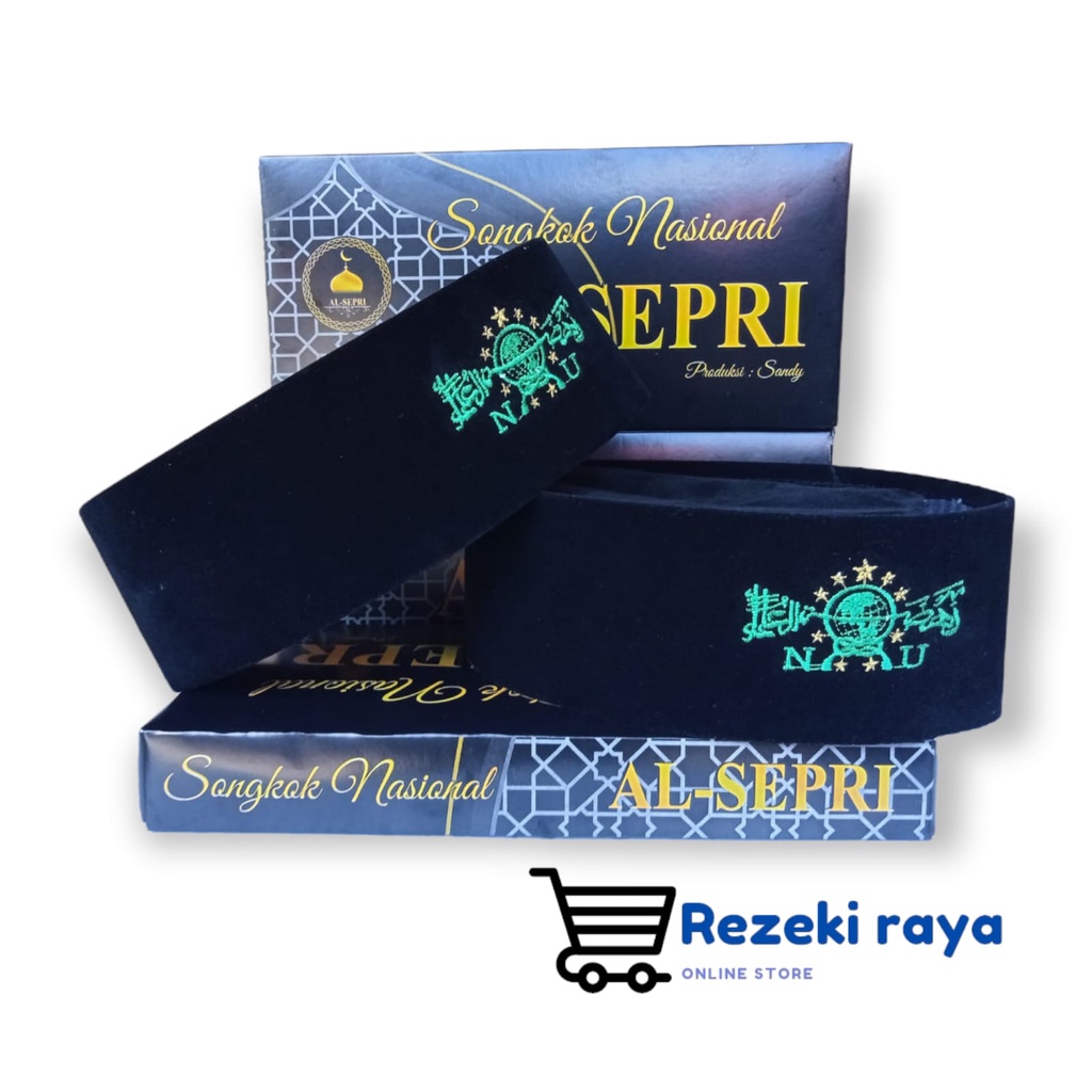 peci songkok nasional BORDIR NU ,bahan beludru kualitas terbaik ,tahan air dan awet ,tersedia tinggi 6cm,7cm,8cm