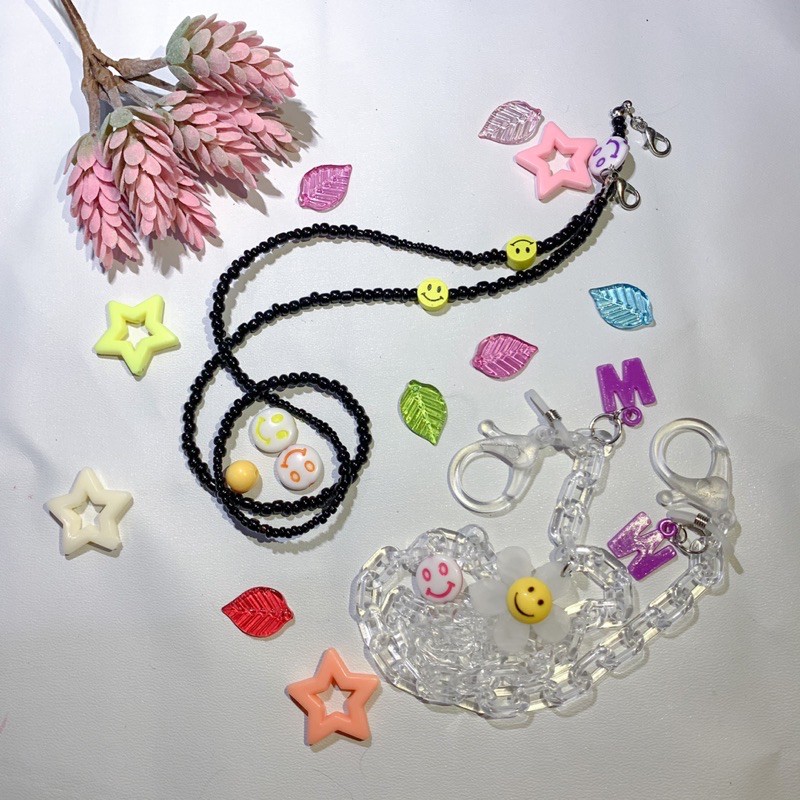 Acrylic Transparant Mask Chain