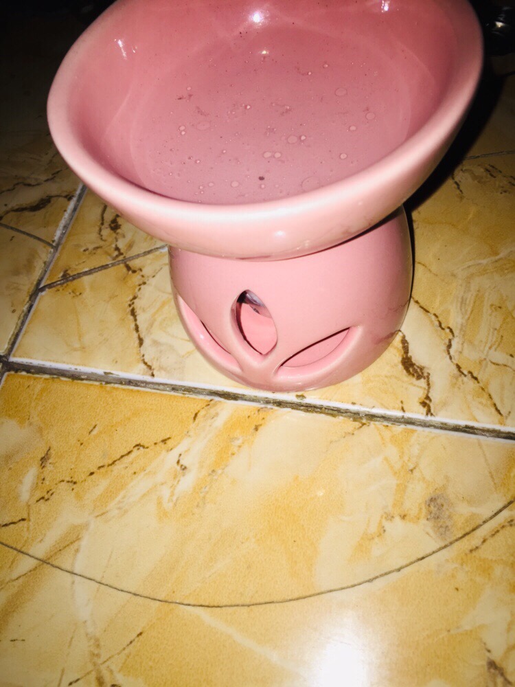 Paket Tungku Aromaterapi Jumbo Bulat Keramik Full Glasir