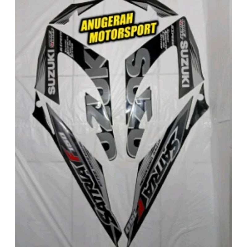 striping satria fu facelift fl 2015 hitam silver