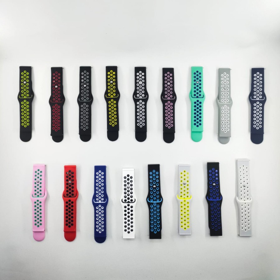 STRAP TALI JAM TANGAN - RUBBER STYLE NIKE SILICONE 22MM - FOR HUAWEI GT2E GT 2E 46MM STRAPWATCH