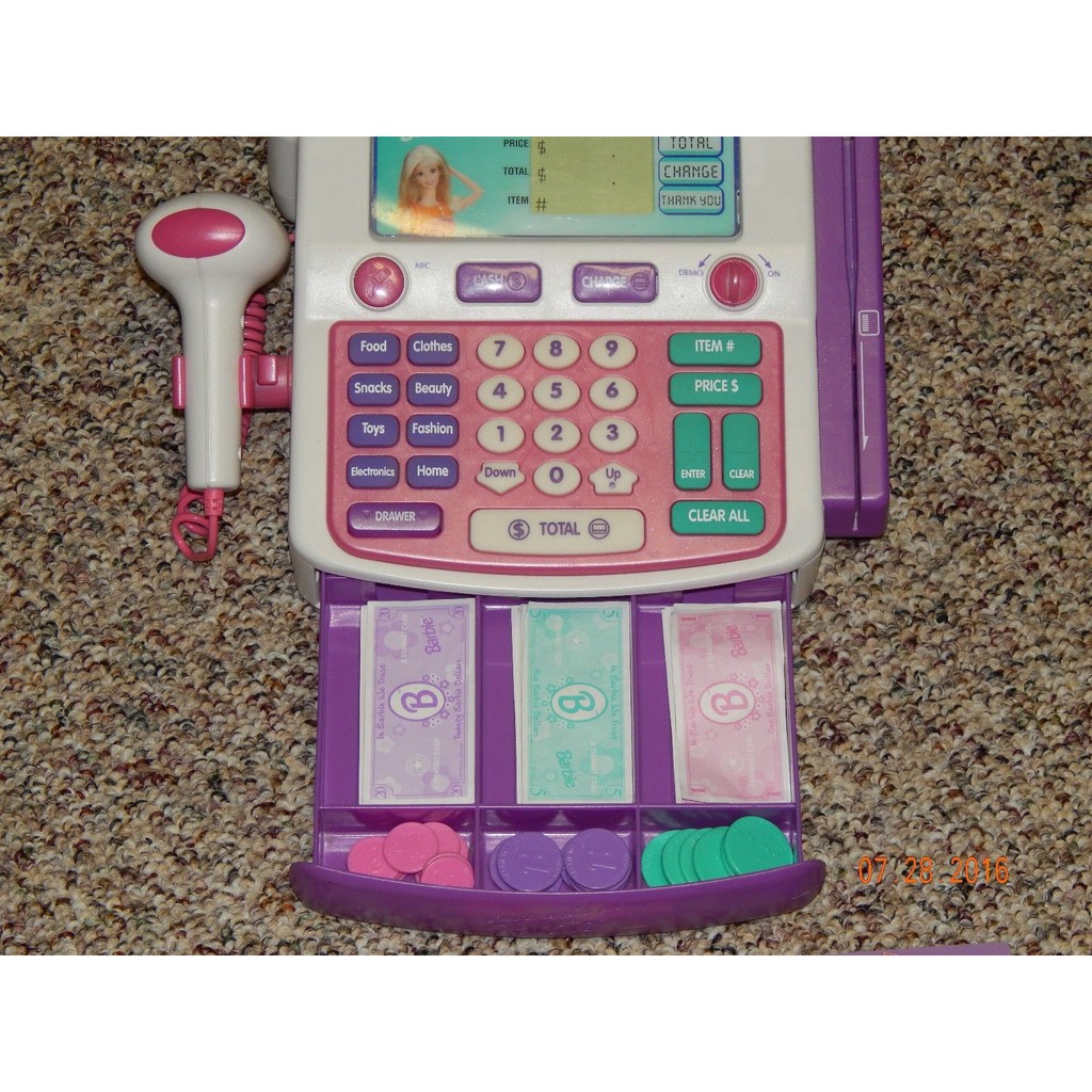 barbie cash register 1999