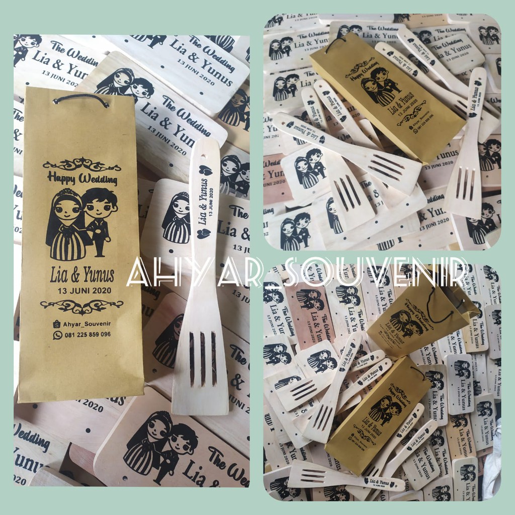 

Sovenir Sepatula(sotil) Lubang kemas Paper Bag