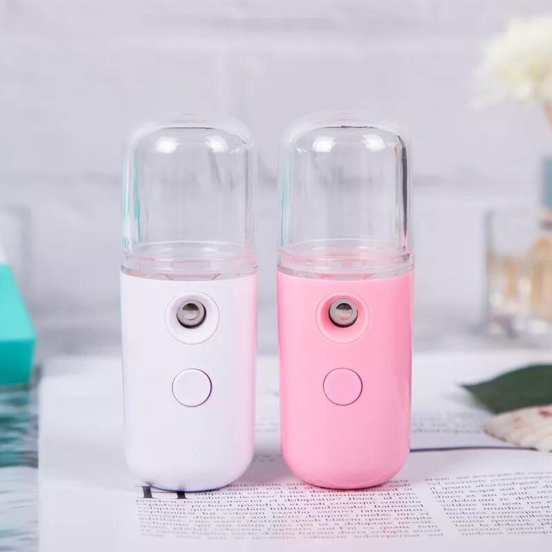 Grosir Mini Spray Mist Botol Nano Disinfectant Disinfektan Portable Charge Cas Usb Semprot Pink Putih White dYA0O8Tqxxzg3