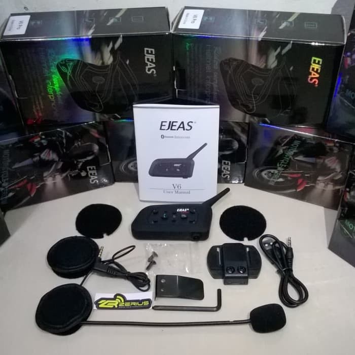 Bluetooth Intercom Helm V6 Pro EJEAS