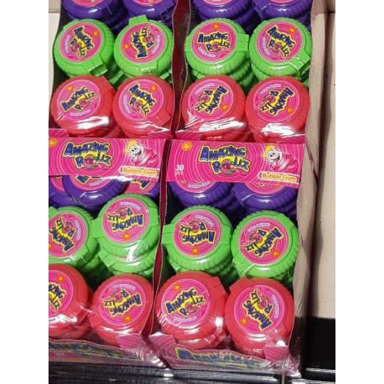 

>OR.I-0417!! Amazing - Crazy Roll Bubble Gum (Permen Karet Roll) Termurah