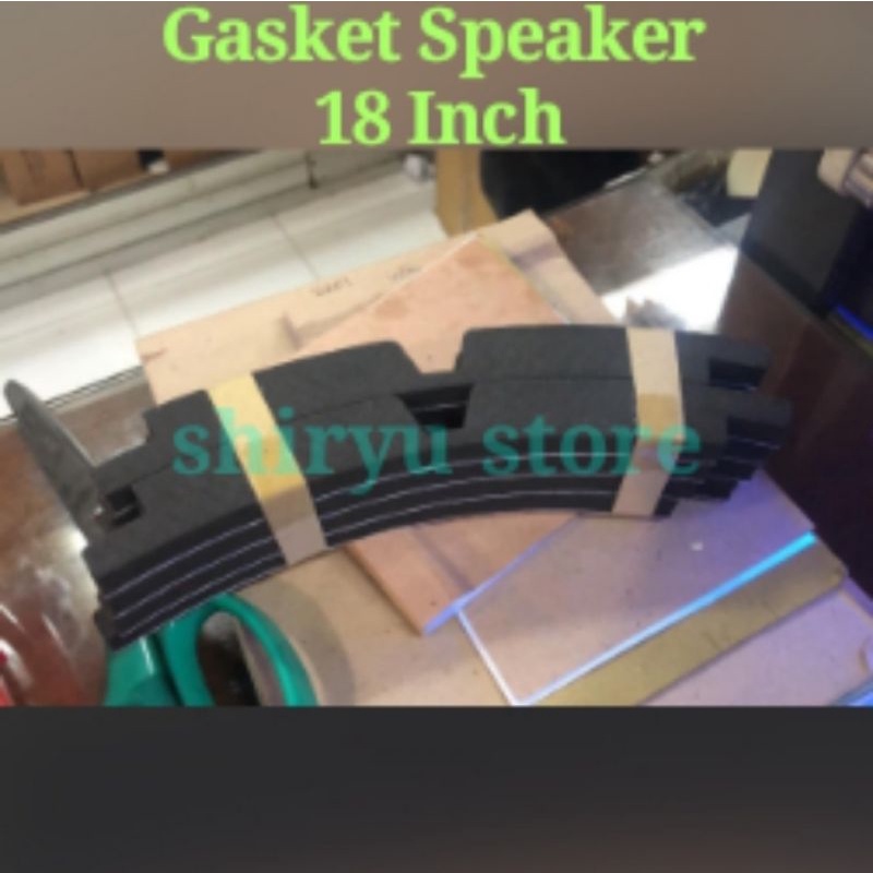 Busa Spon Pinggiran Speaker Gasket 18 Inch Inci In 18" Lebar