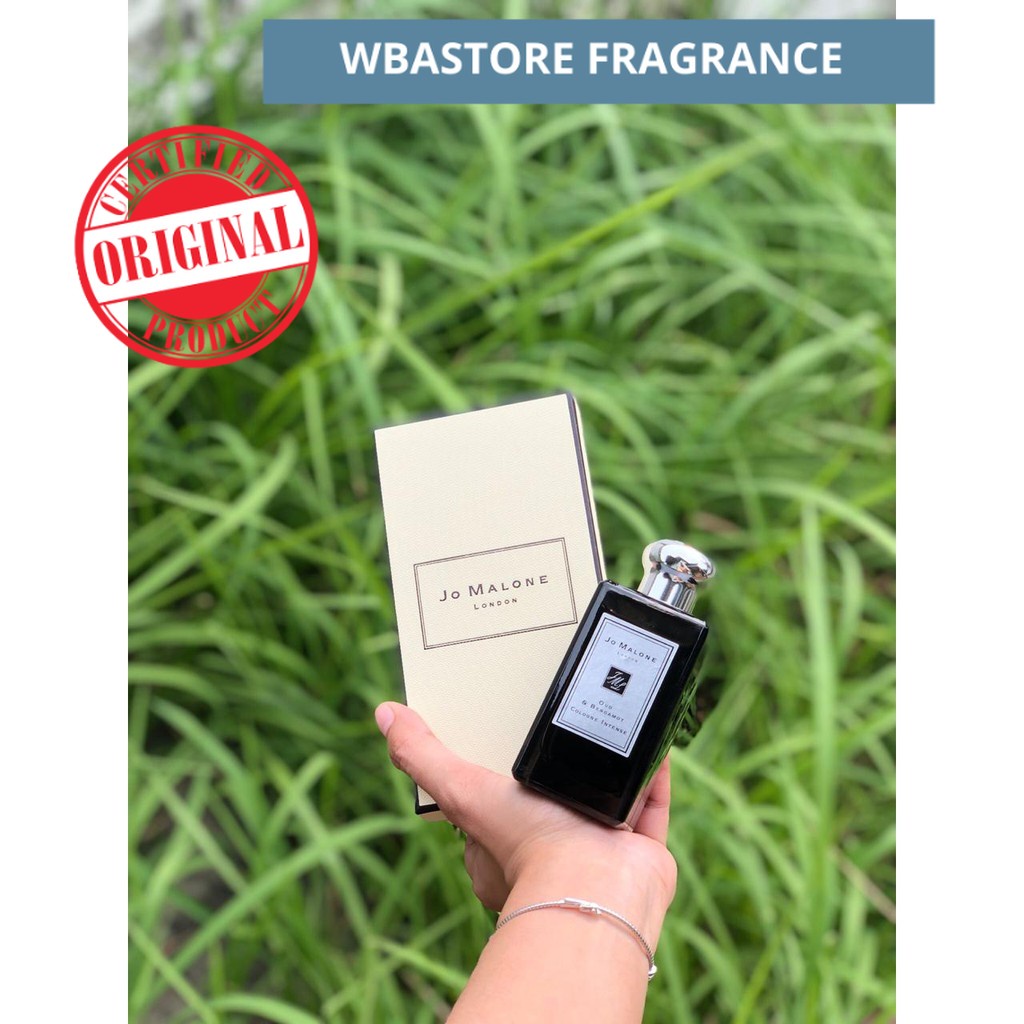 JO MALONE OUD& BERGAMOUTE PARFUM ORIGINAL BOX SEGEL