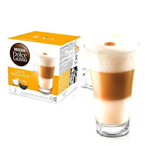 

Nescafe Dolce Gusto Latte Macchiato Kopi Capsule 16s