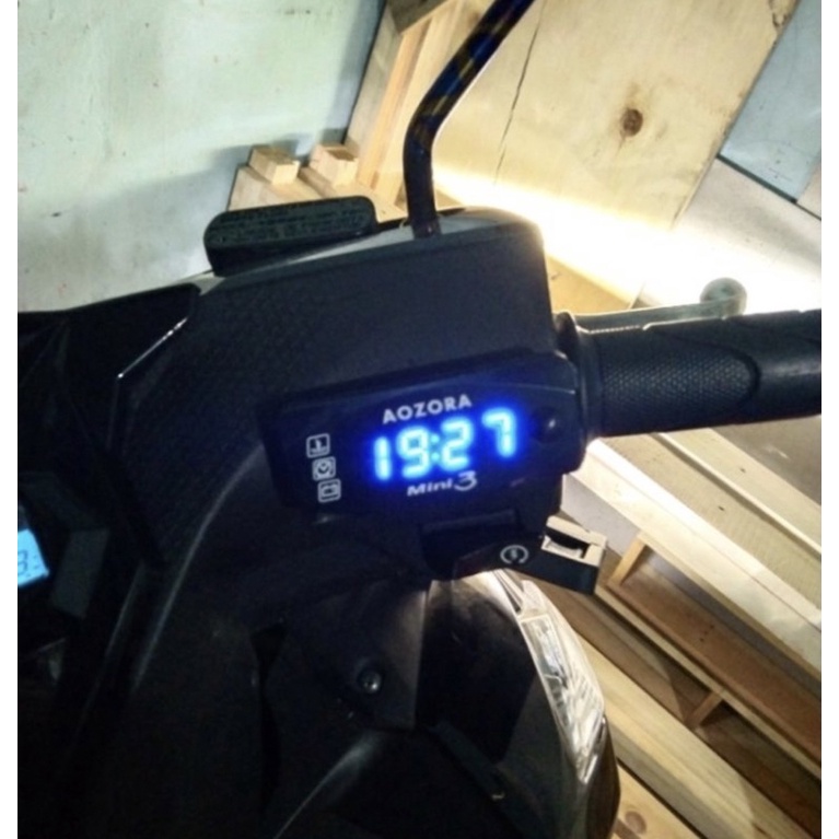 voltmeter aki 3in1 universal semua motor VARIASI Voltmter 2in1 voltmeter biasa Waterproof universal