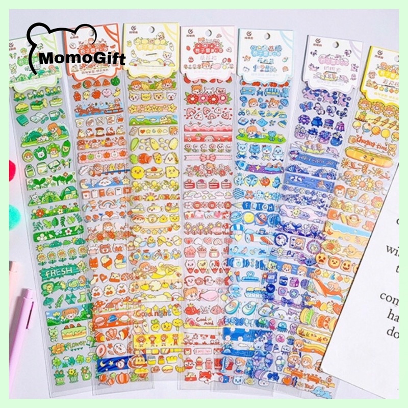 

Stiker Aesthetic Deco Buku Harian DIY Casing Set SP01