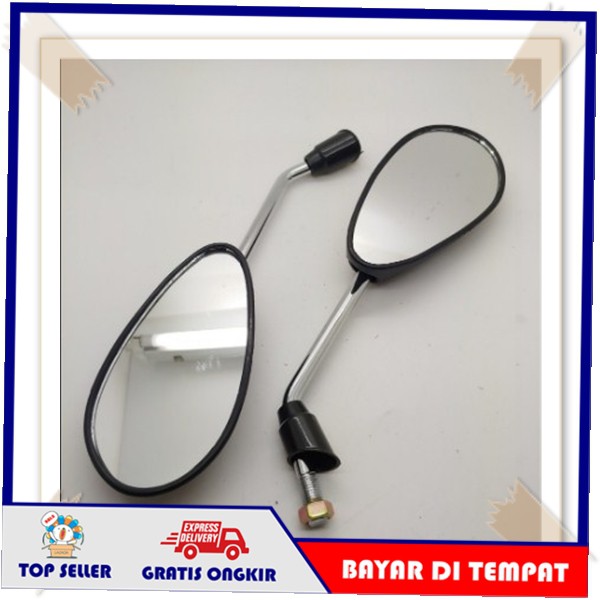 Original Kaca Spion Satria Fu F Facelift Drat 12 14 Variasi Chrome Universal Suzuki Honda Yamaha