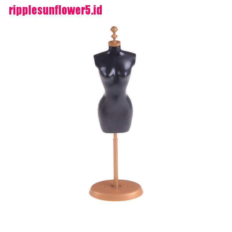 Stand Holder Mannequin 25cm Warna Hitam Untuk Dress Boneka