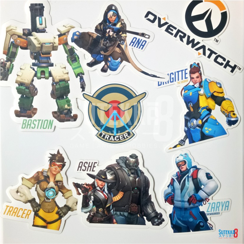 

STICKER OVERWATCH SERIES 01 [8pcs]