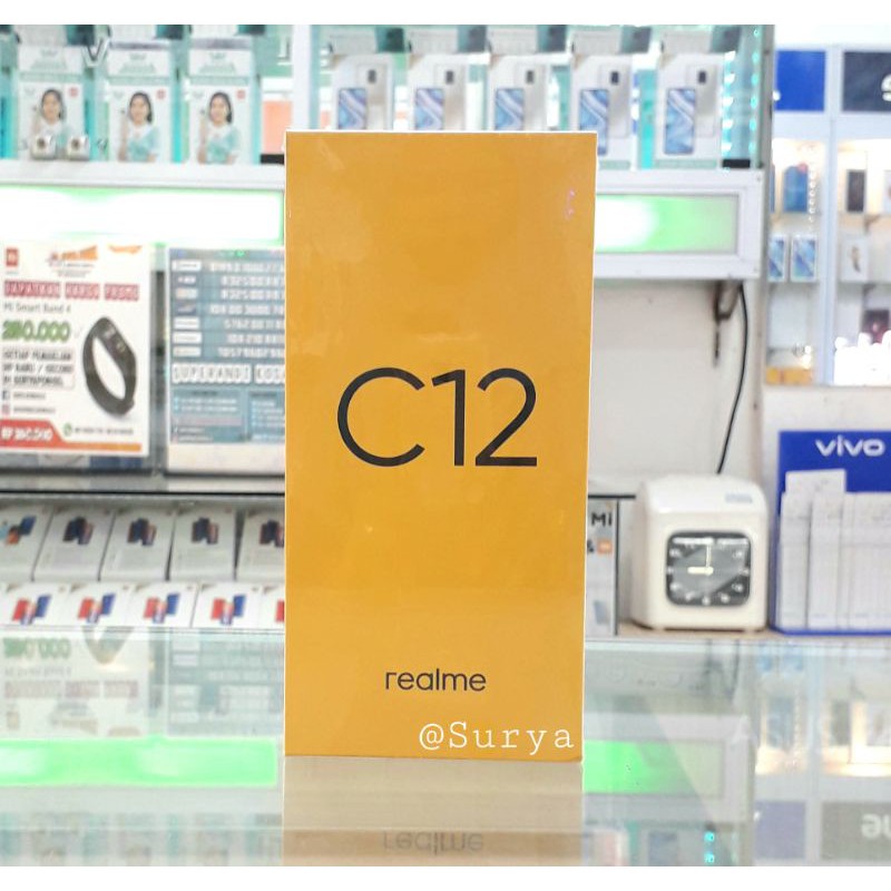 REALME C12 3 32 GB MURAH GARANSI RESMI 1 TAHUN