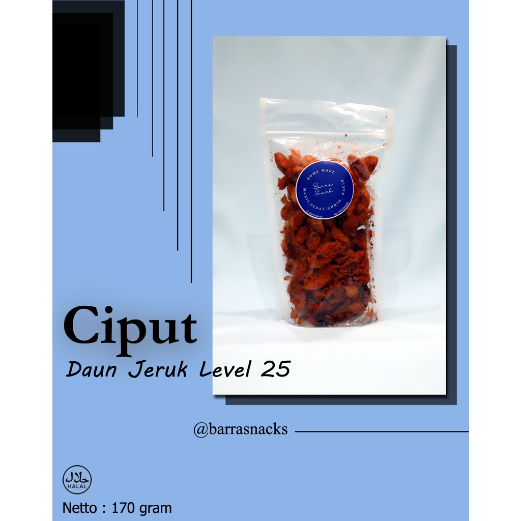 

Ciput Daun Jeruk Level 25 Barra Snack *170gram