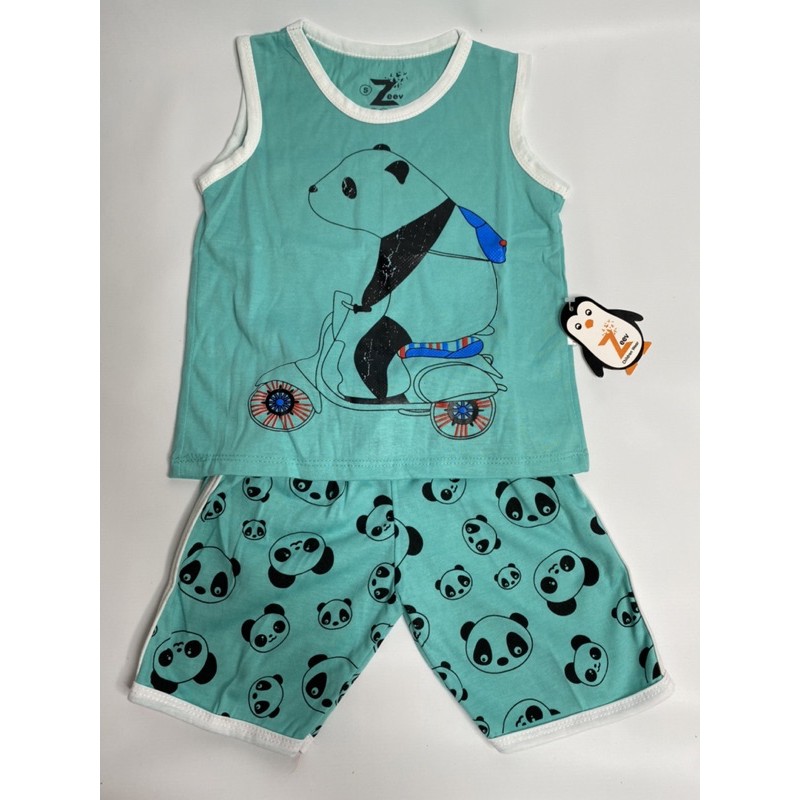 Setelan singlet anak laki-laki (PANDA)1-9tahun