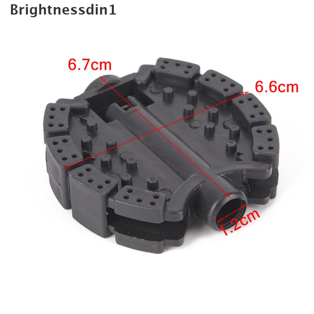 (Brightnessdin1) Pedal Roda Tiga Pengganti Untuk Sepeda