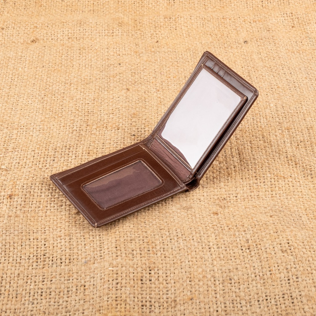 Dompet Kulit Pria Lipat Dua Warna Coklat Dompet Kulit Asli