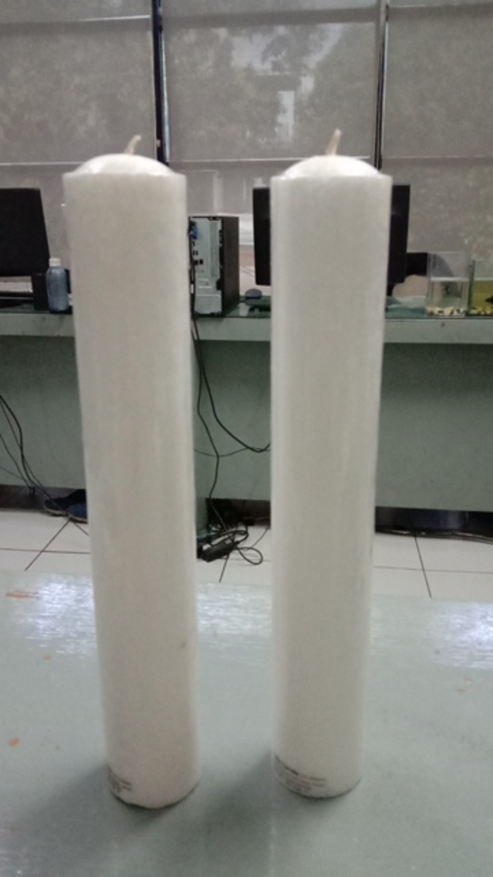 Lilin Pilar Warna ( Uk. 30 X 5cm ) - Lilin Pilar Rohani - Lilin Besar