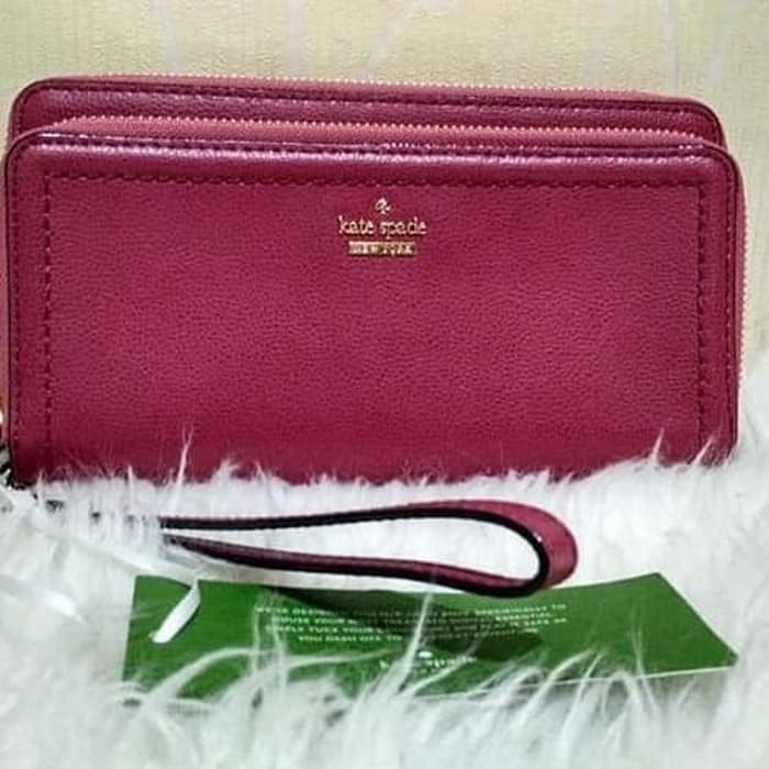 dompet Kate Spade Anita Wallet Pink red original