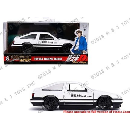 BISA COD Jada 132 Hwr Initial D Toyota Trueno Ae86 White DISKON