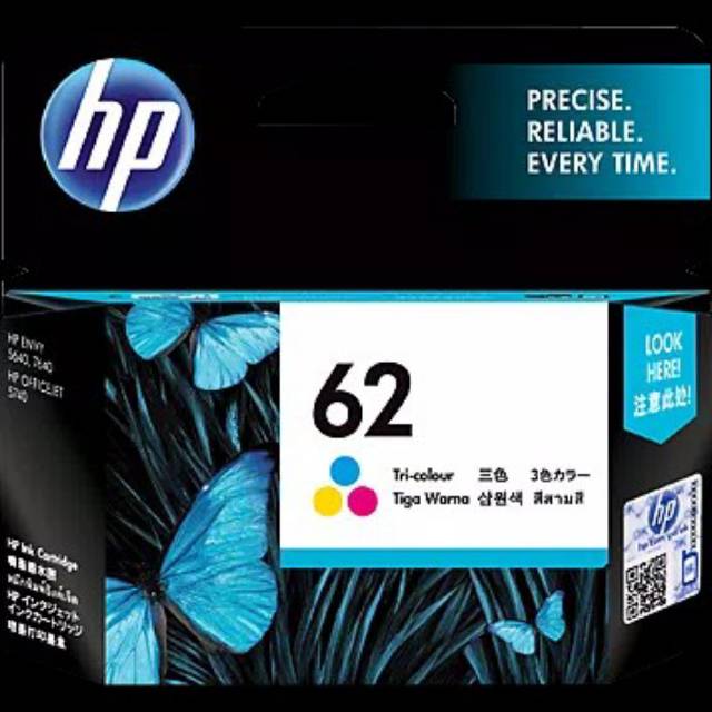 Tinta HP 62 color