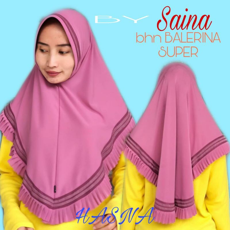 Hijab Instant Bergo SHAINA Renda Rempel