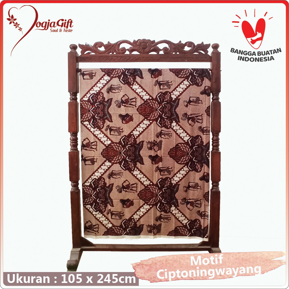 Kain Batik Jogja motif Ciptoning Wayang