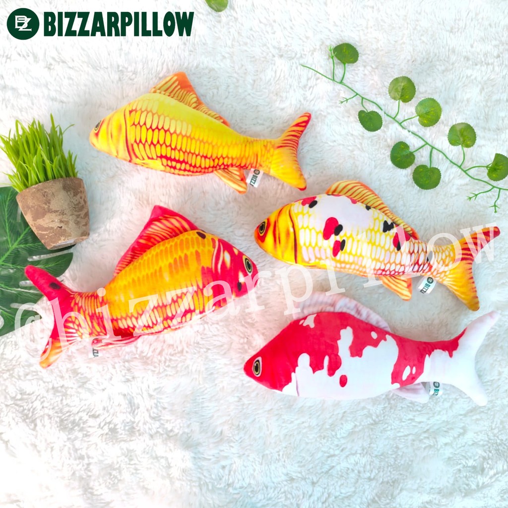 Bizzarpillow Bantal Ikan Hias Koi Size S BZ063